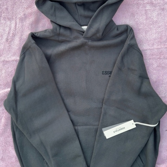 Essentials Charcoal Hoodie